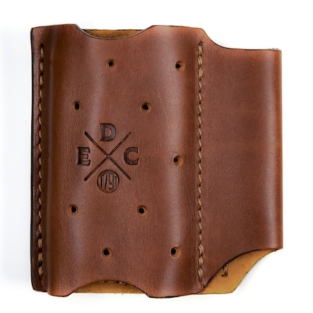 1791 Everyday Carry Leather Tool Pouch for Multitool, Pen / Pen Light, Cash / Cards & Action-Clip Belt Attachment WEB-AC-DUO-CHN-A